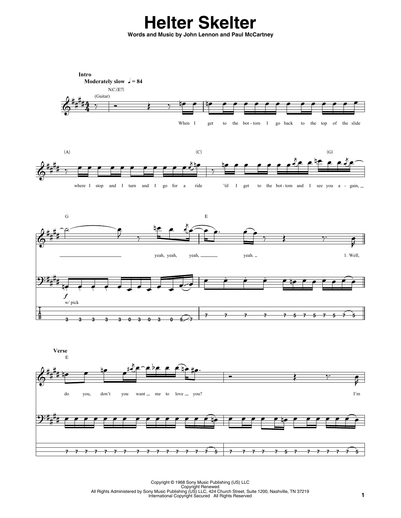 Product gallery: Page 1 of 1 Helter Skelter, The Beatles