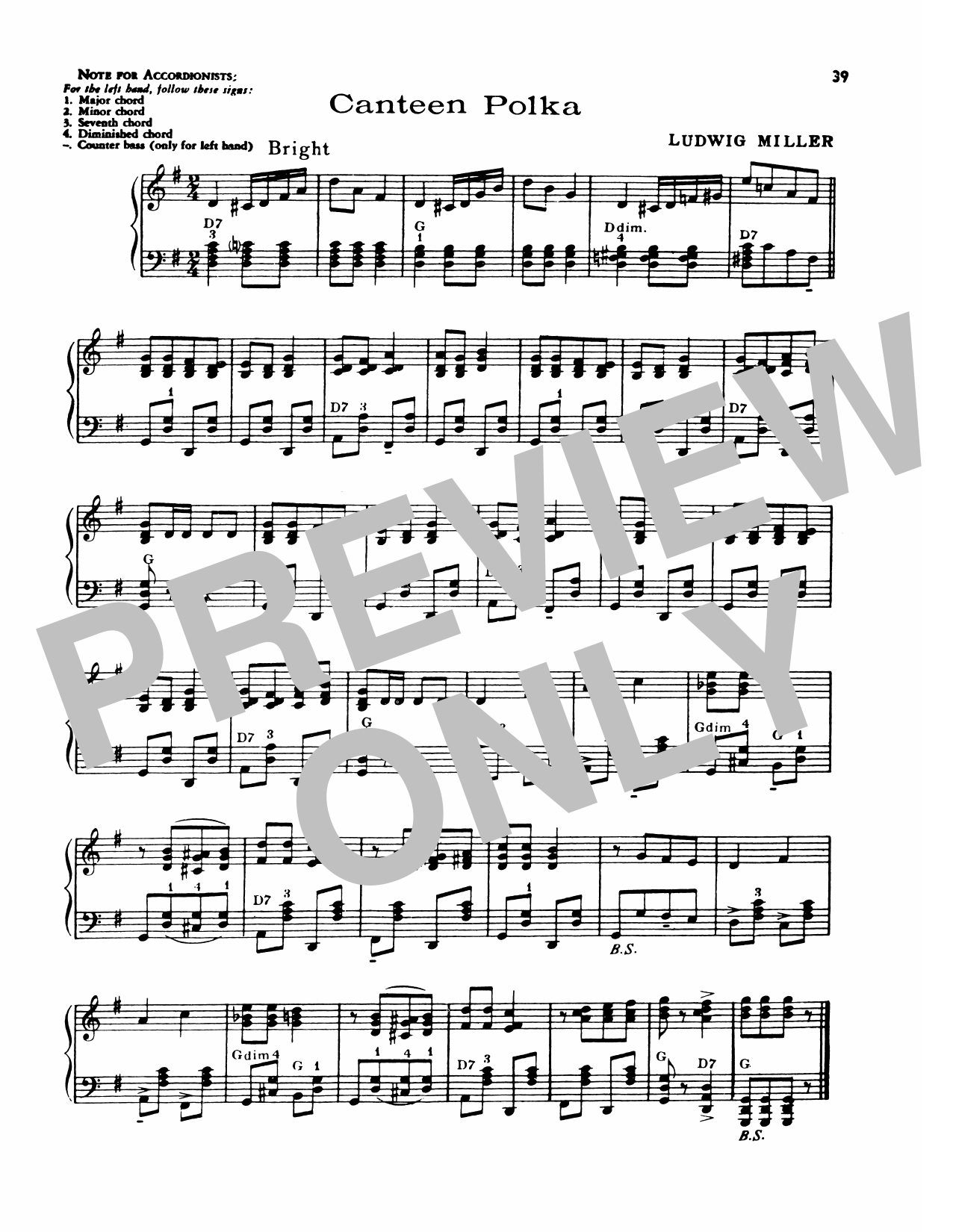 Produktgalerie: Seite 1 von 1 Canteen Polka, Lawrence Welk, Klavier