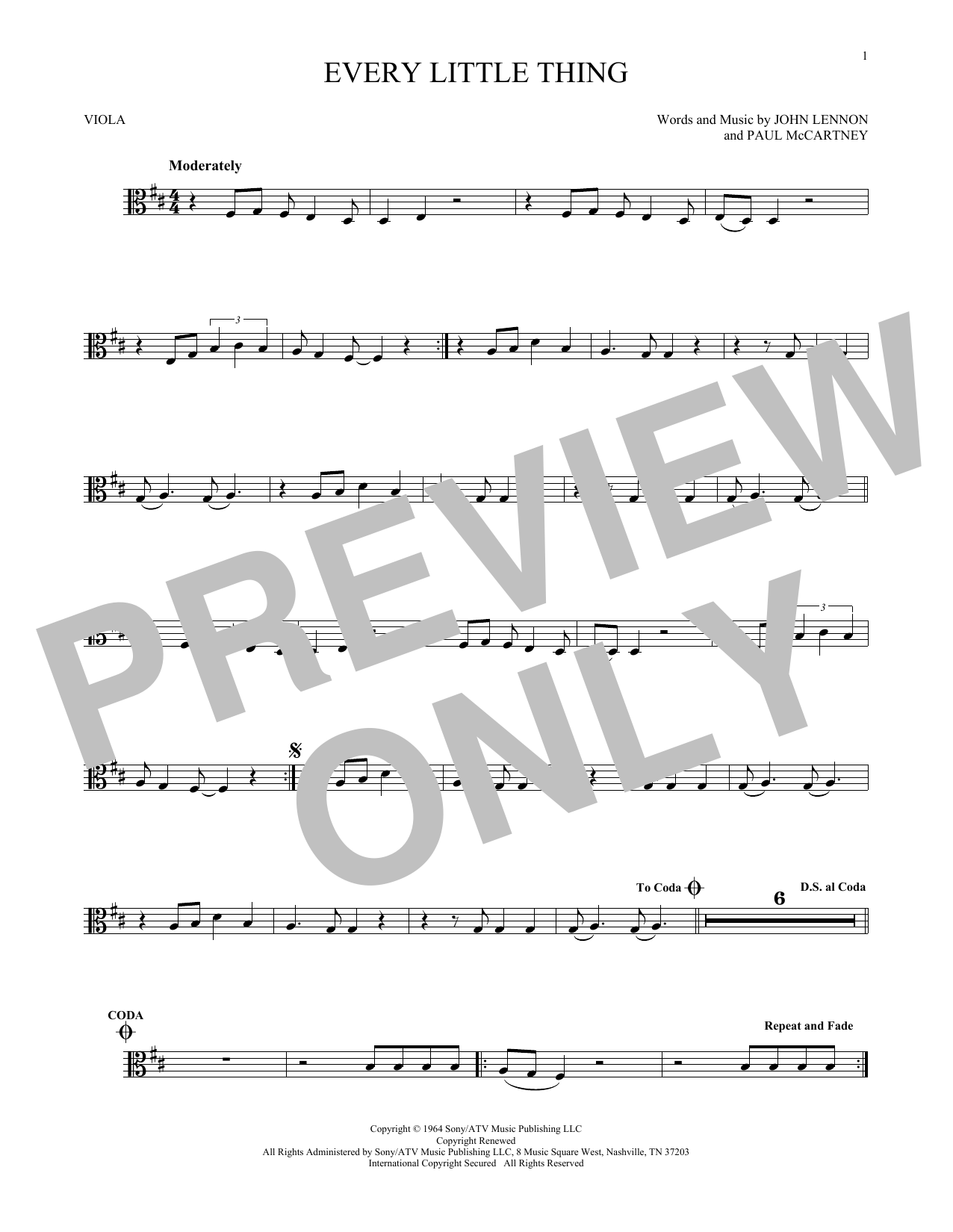 Product gallery: Page 1 of 1 Every Little Thing, The Beatles