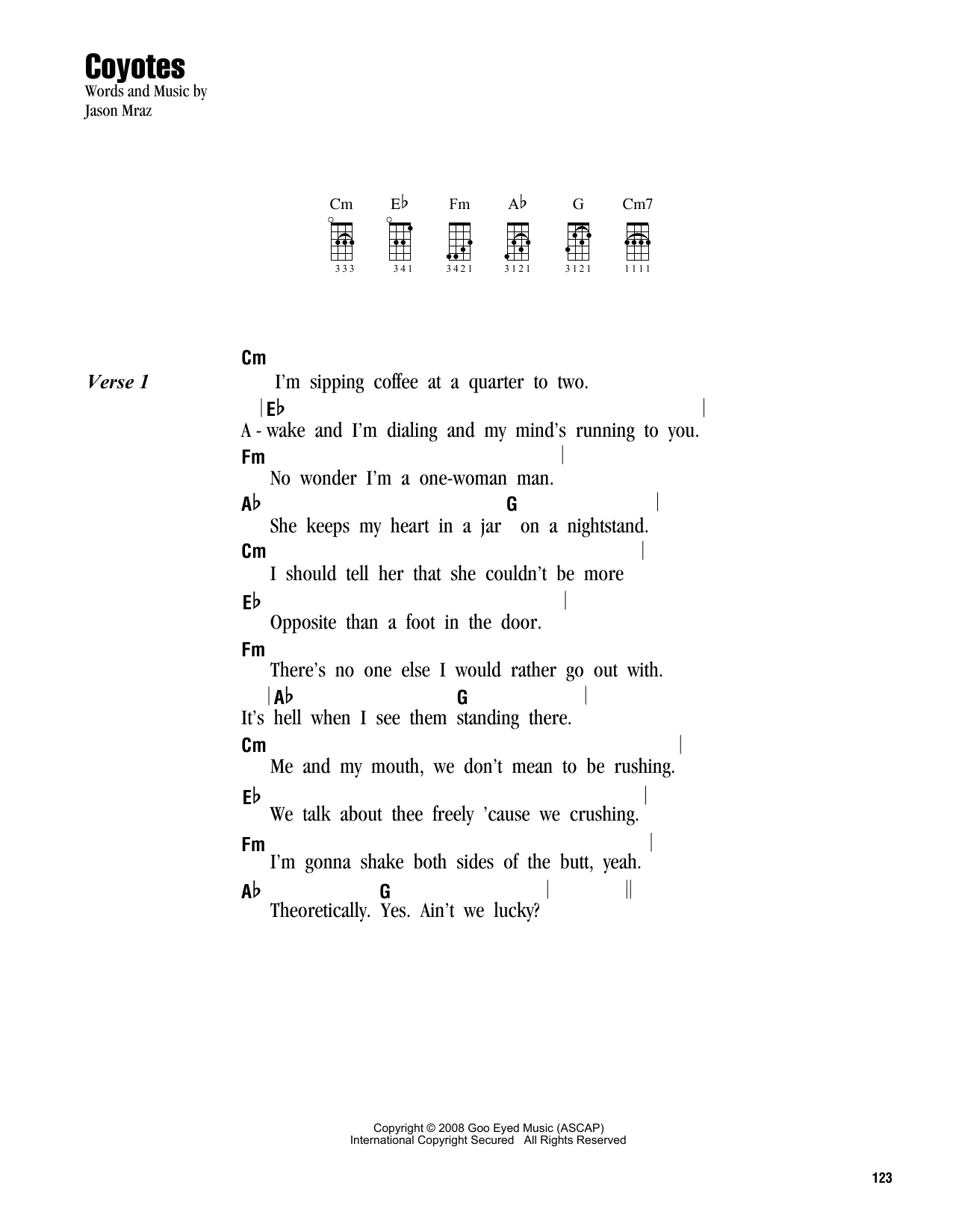 Product gallery: Page 1 of 1 Coyotes, Jason Mraz