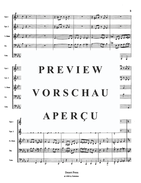 Produktgalerie: Seite 5 von 11 Cajun City Rag, , Blechbläserquintett