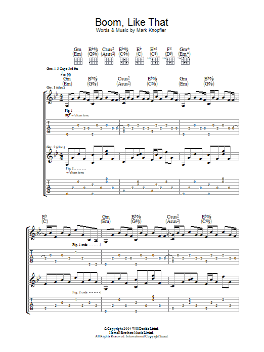 Produktgalerie: Seite 1 von 1 Boom, Like That, Mark Knopfler, Gitarre