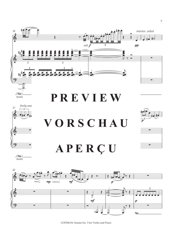 Product gallery: Page 8 of 21 Sonata no. III for violin and piano , , (violin + piano)