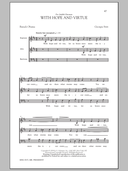 Produktgalerie: Seite 1 von 1 With Hope And Virtue, Georgia Stitt, Chor