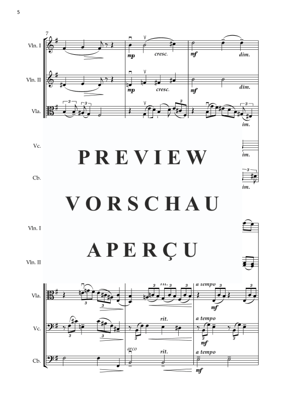Product gallery: Page 7 of 11 Nocturne E-Moll, op. 72 Nr. 1, , String Orchestra