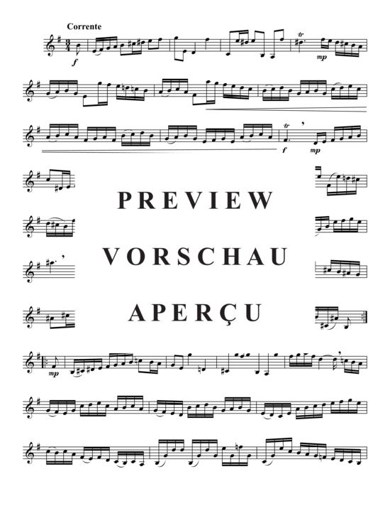 Produktgalerie: Seite 4 von 7 Partita in A-Moll  , , (Horn in F Solo)