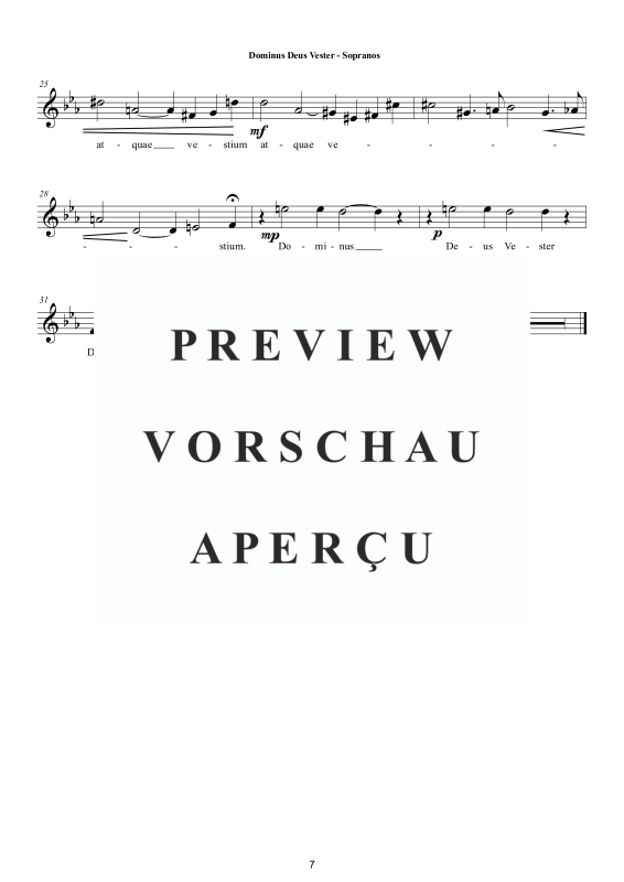 Produktgalerie: Seite 8 von 11 Dominus Deus Vester - Sacred Motet, , Gemischter Chor