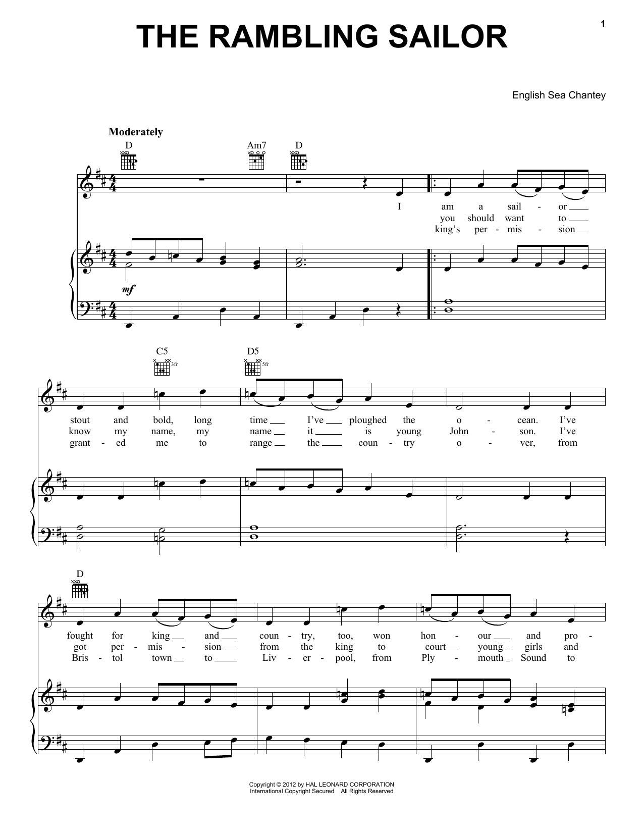 Produktbild zu: The Rambling Sailor