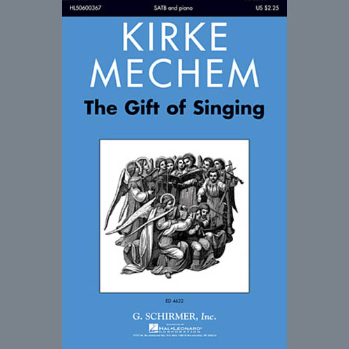 cover: Gift Of Singing, Kirke Mechem, Chor