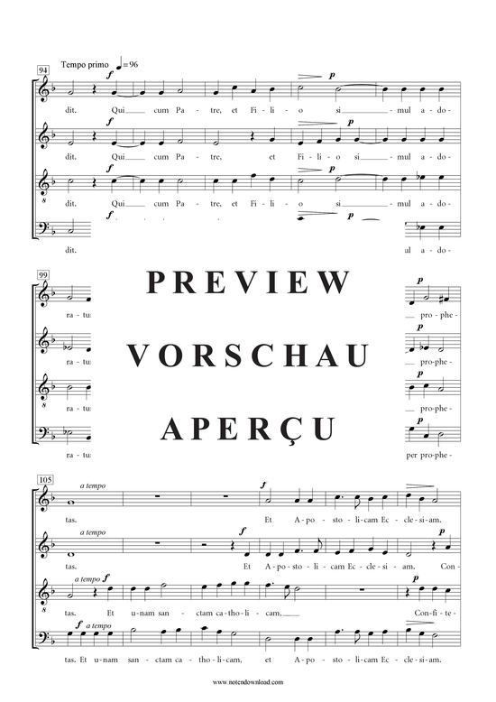 Product gallery: Page 15 of 21 Messe , , (Mixed choir SAATB)