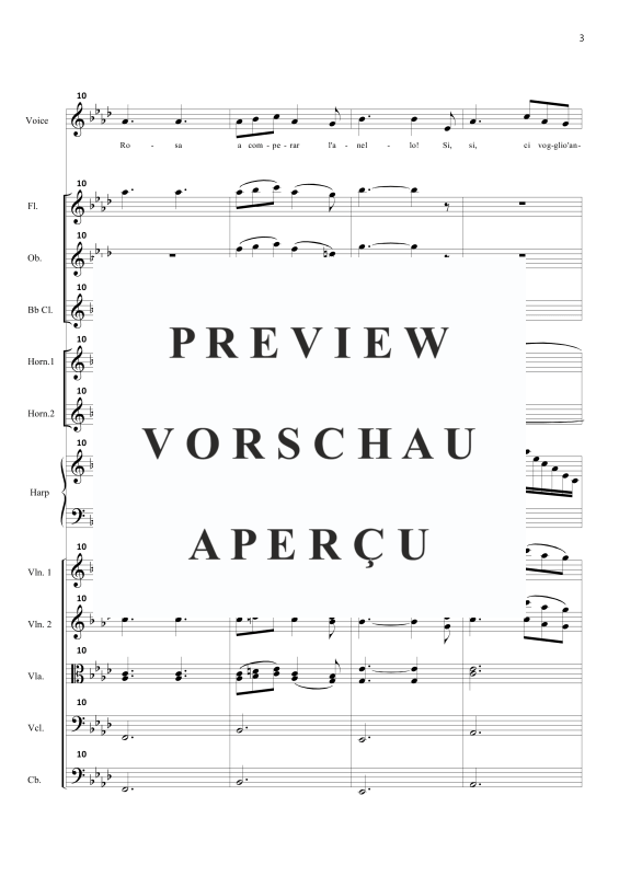 Produktgalerie: Seite 6 von 11 O mio babbino caro, , Sopran Solo und kleines Orchester