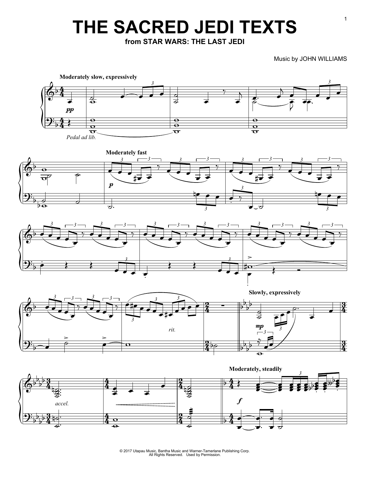 Product gallery: Page 1 of 1 The Sacred Jedi Texts, John Williams