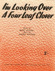 cover: I'm Looking Over A Four Leaf Clover, Harry Woods, Gesang, Gitarre, Klavier