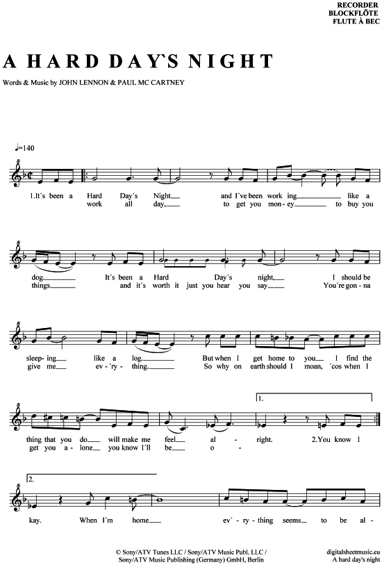 Product picture to: A Hard Day´s Night Beatles