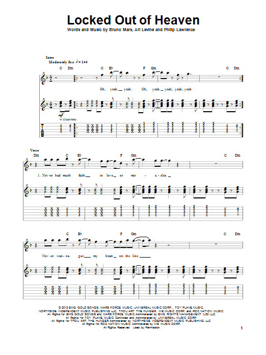 Product picture to: Locked Out Of Heaven