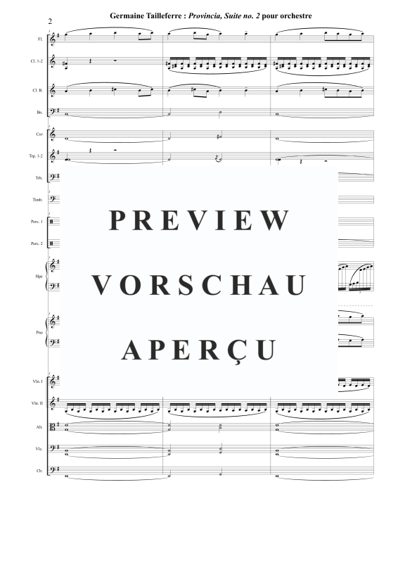 Produktgalerie: Seite 9 von 11 Provincia Suite no. 2, , Orchester
