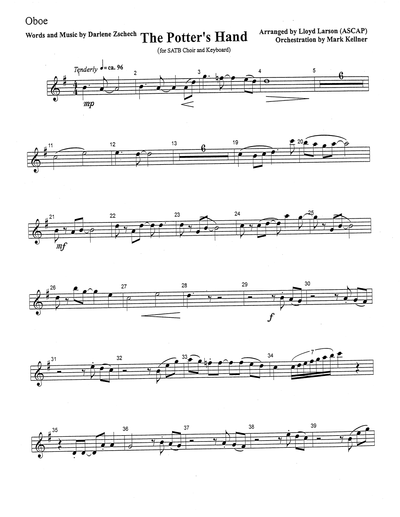 Product picture to: The Potter's Hand - Oboe