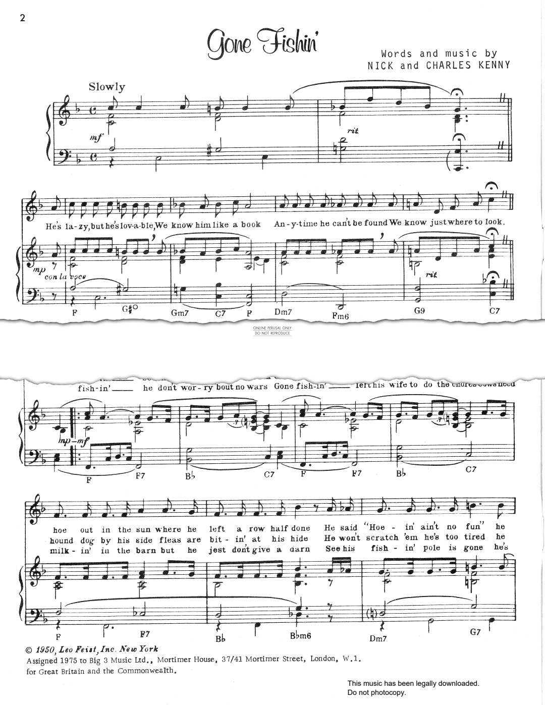 Product gallery: Page 1 of 1 Gone Fishin', Bing Crosby