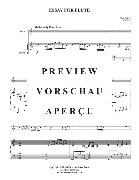 Product gallery: Page 3 of 9 Essay for Flute , , (flute + piano)