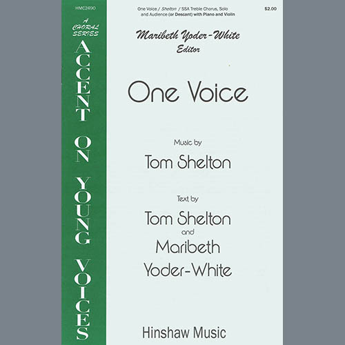 cover: One Voice, Tom Shelton