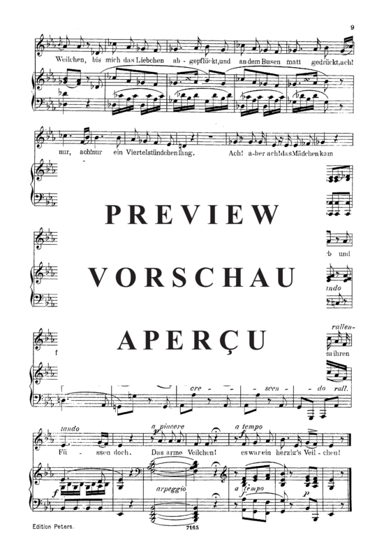 gallery: Das Veilchen K.476 , , (Gesang tief + Klavier)