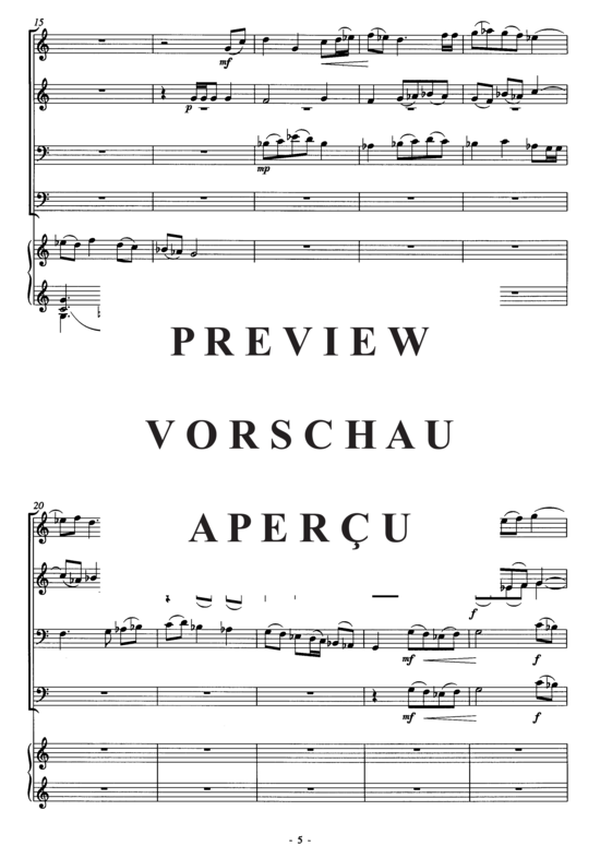 gallery: Concertino , , (Blechbläserquintett + Orgel) Partitur