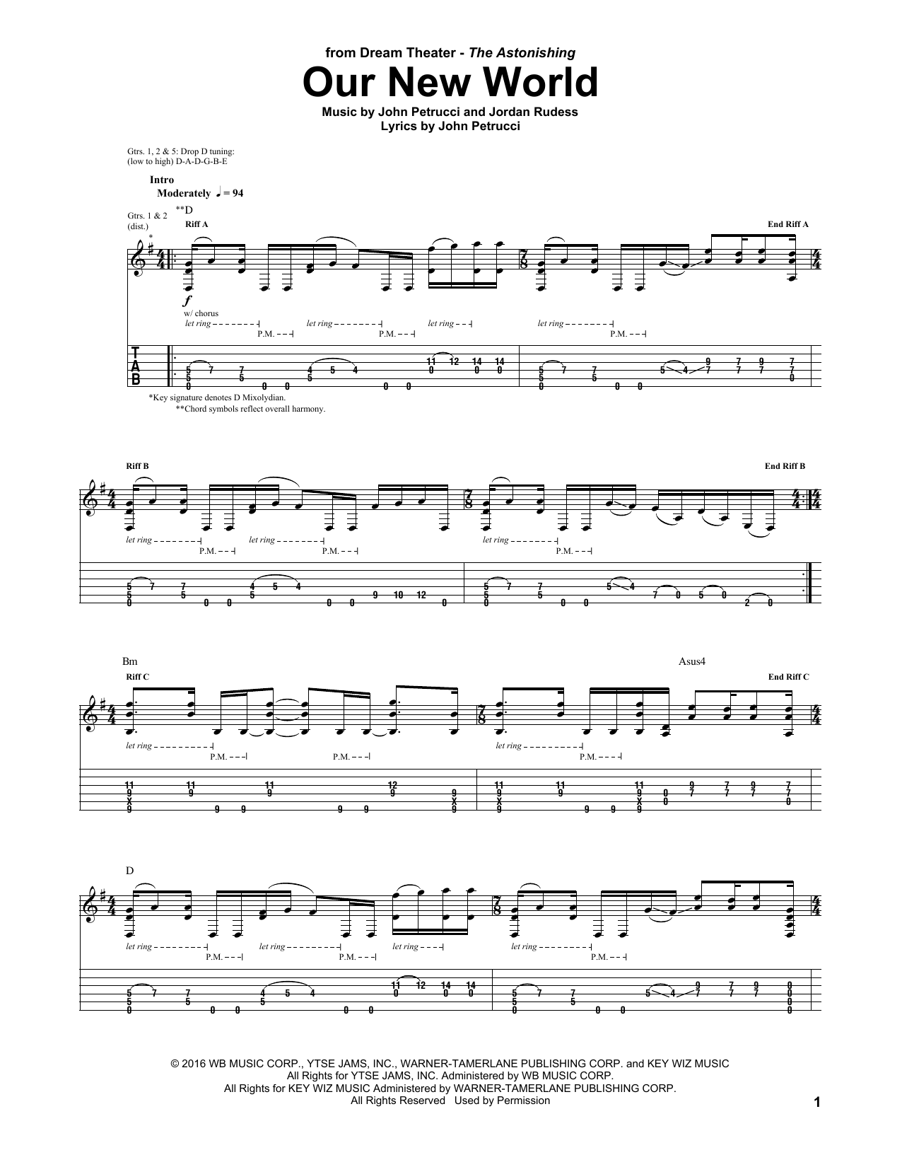 Product gallery: Page 1 of 1 Our New World, Dream Theater