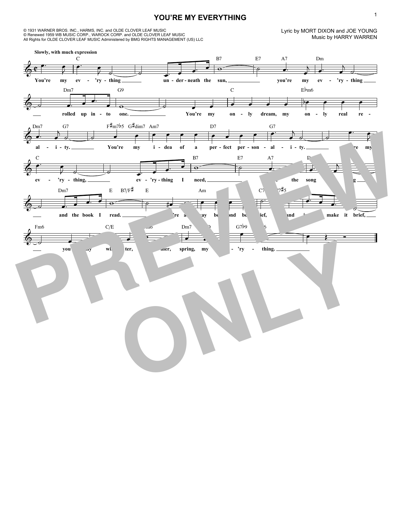 Produktbild zu: You're My Everything