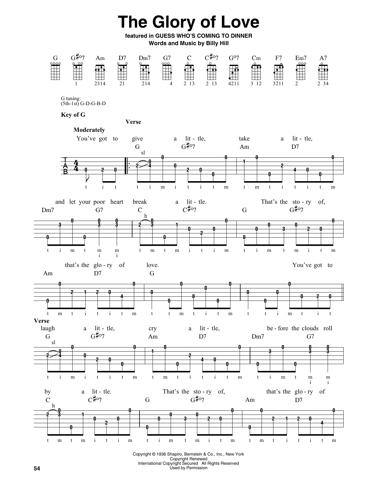 Product gallery: Page 1 of 1 The Glory Of Love, Billy Hill