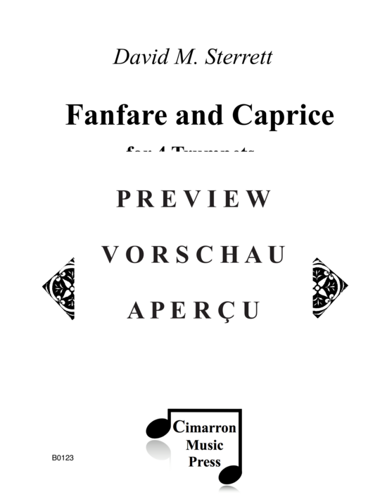 Produktgalerie: Seite 2 von 21 Fanfare and Caprice , , (4 Trompeten)