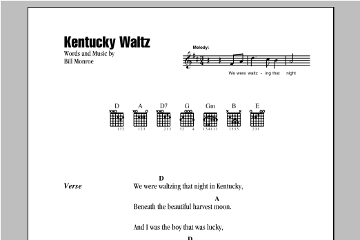 Product picture to: Kentucky Waltz