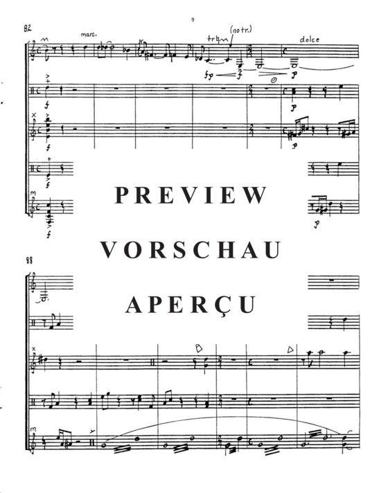 Product gallery: Page 13 of 21 Escapade , , (alto saxophone solo and 4 percussionists)