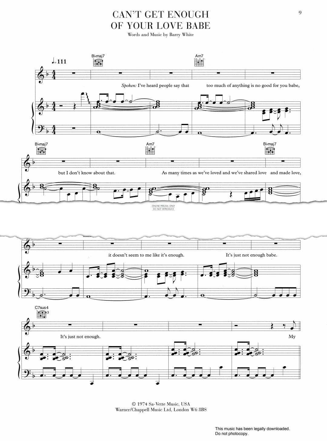 gallery: Can't Get Enough Of Your Love Babe, Barry White