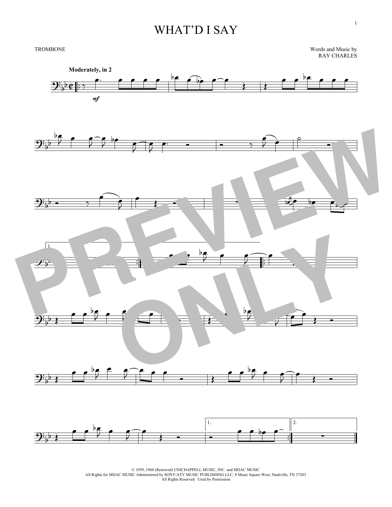 Product gallery: Page 1 of 1 What'd I Say, Ray Charles