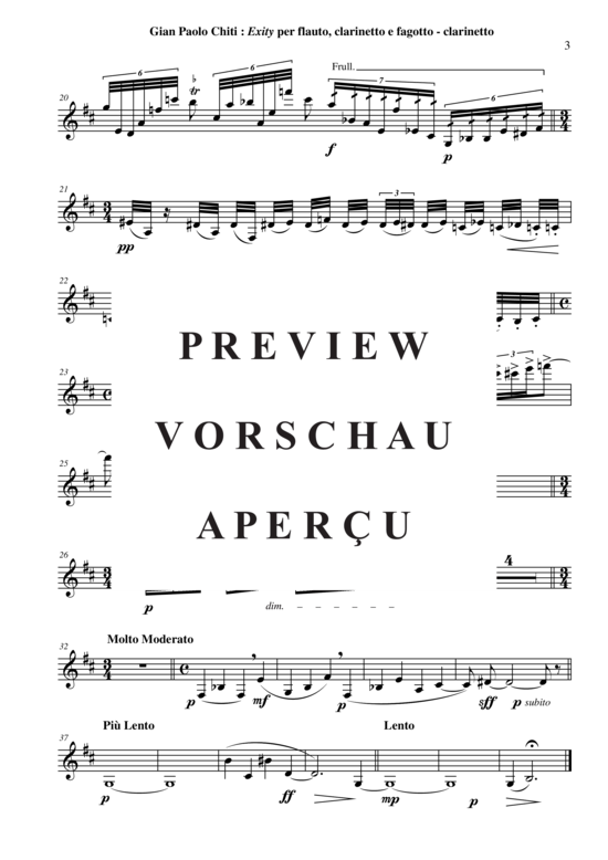 Product gallery: Page 13 of 14 Exity , , (flute, clarinet in Bb, bassoon)