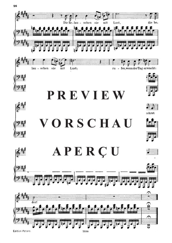 gallery: Nacht und Träume D.827 , , (Gesang mittel + Klavier)