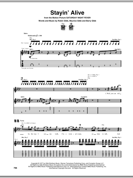 Product gallery: Page 1 of 1 Stayin' Alive, Bee Gees