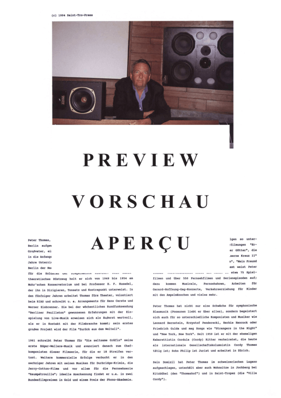 Product gallery: Page 3 of 7 Filmmusik von Peter Thomas , , Piano and Voice