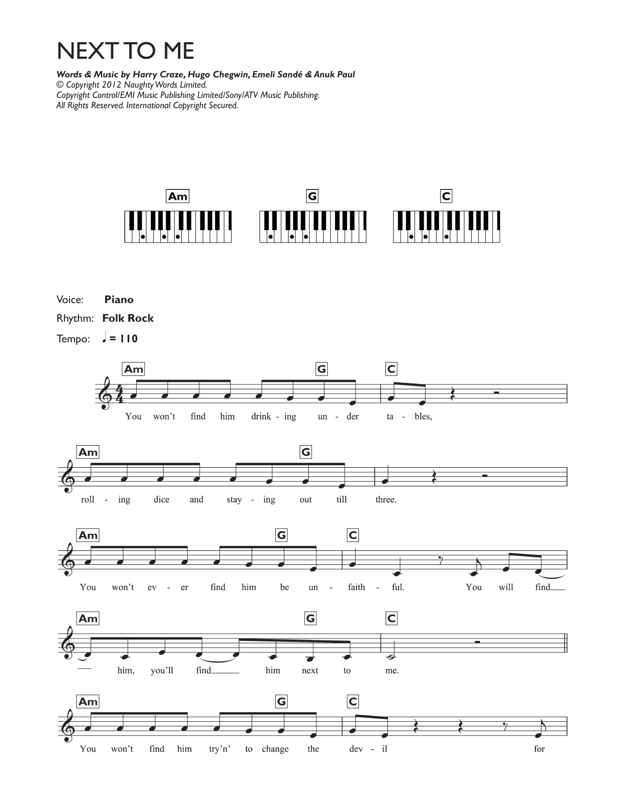 Produktbild zu: Next To Me (Next To You)
