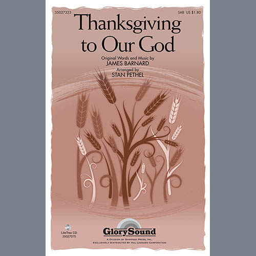 cover: Thanksgiving To Our God, Stan Pethel, Chor
