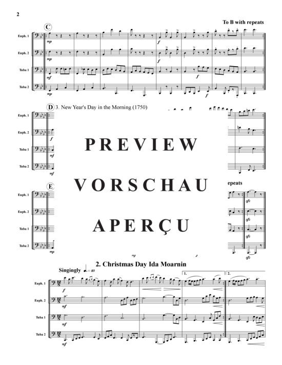 Product gallery: Page 3 of 17 An English Christmas , , (Tuba Quartet: 2x Baritone, 2xTuba)