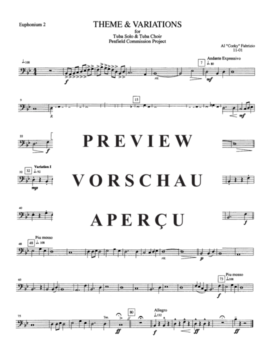 Product gallery: Page 14 of 16 Theme and Variations , , (Tuba Quartett EETT + Tuba Solo)
