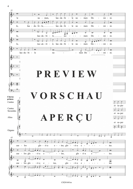 gallery: Laudate Pueri Dominum (Psalm 112), , Gemischter Chor 8-stimmig und BC