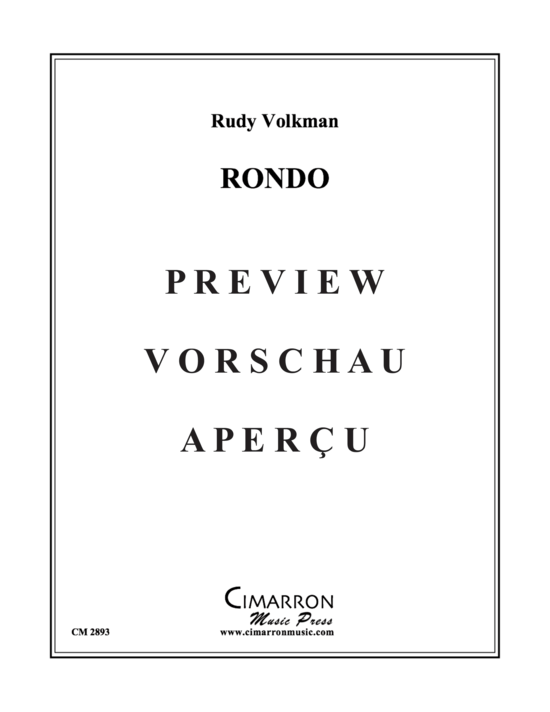 Product gallery: Page 2 of 9 Rondo , , (flute + piano)