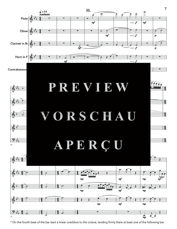 Produktgalerie: Seite 11 von 11 Incursion, , (Holzbläser Quintett)