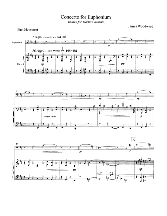 Product picture to: Concerto for Euphonium James Woodward