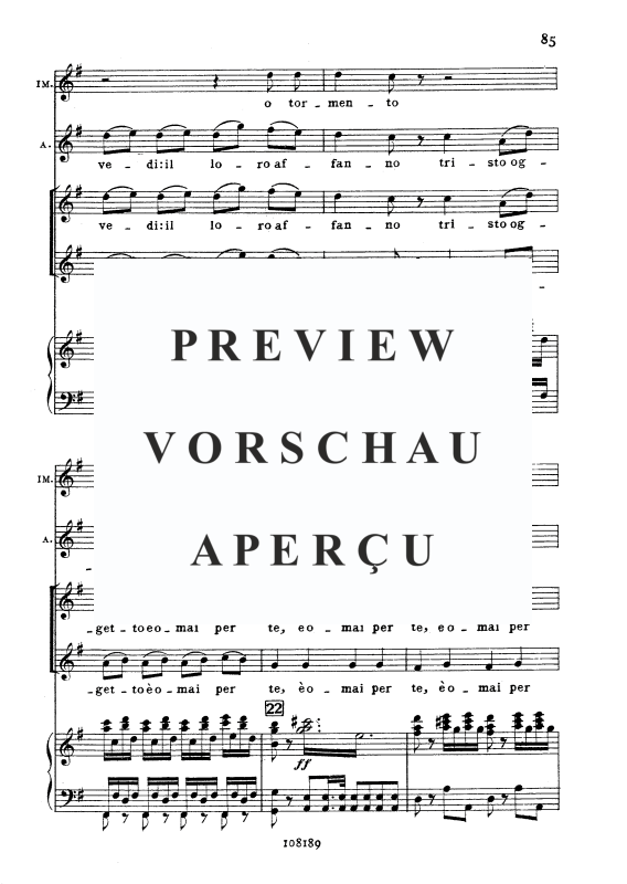 Produktgalerie: Seite 6 von 11 Sventurata, anch'io deliro, , Sopran und Klavier