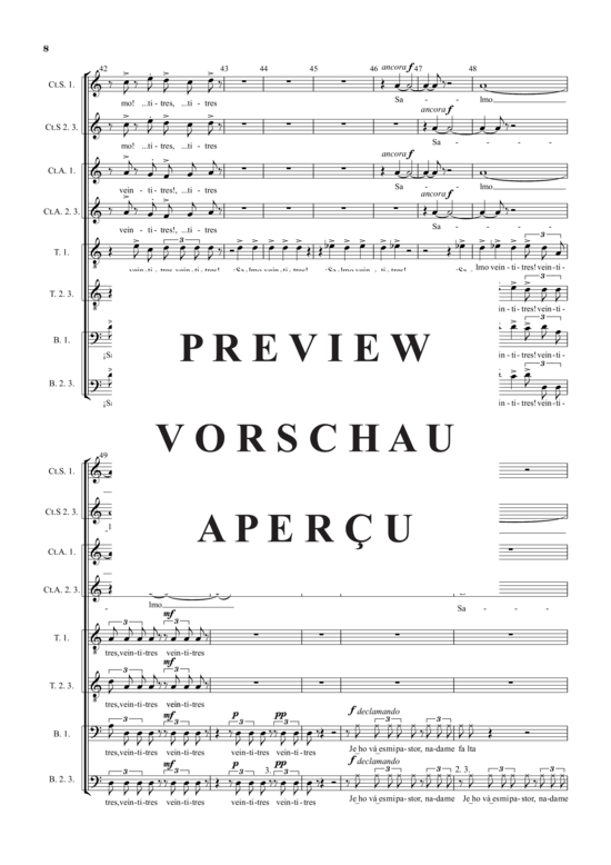 Produktgalerie: Seite 10 von 11 Salmo XXIII , , (Gemischter Chor 9-stimmig)