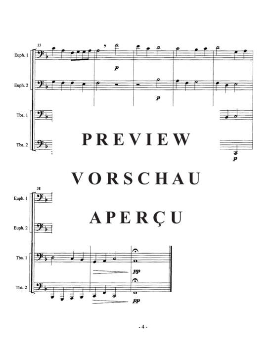 Product gallery: Page 6 of 10 Mon Coeur se Recommande a Vous , , (Tuba Quartett EETT)