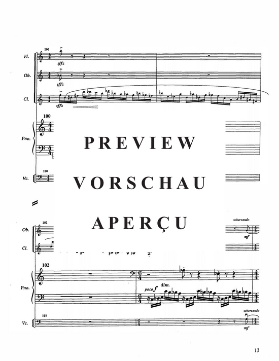 Product gallery: Page 16 of 21 Short Story , , (flute, clarinet, oboe, cello and piano)